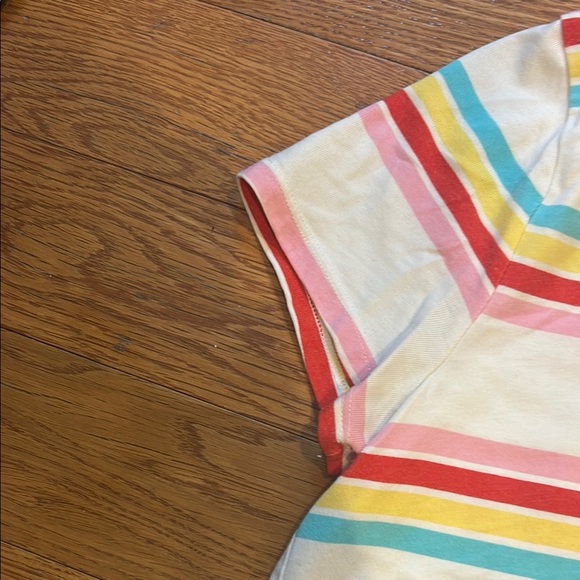 Abercrombie & Fitch Kids 15/16 Striped T-Shirt Multicolor girls rainbow LIKE NEW - Picture 4 of 8